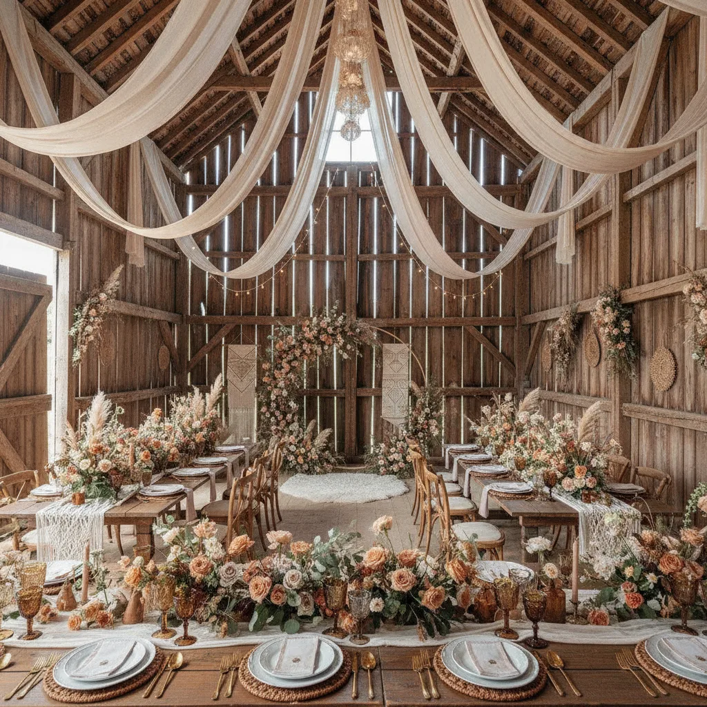 mariage bohème champêtre Loire